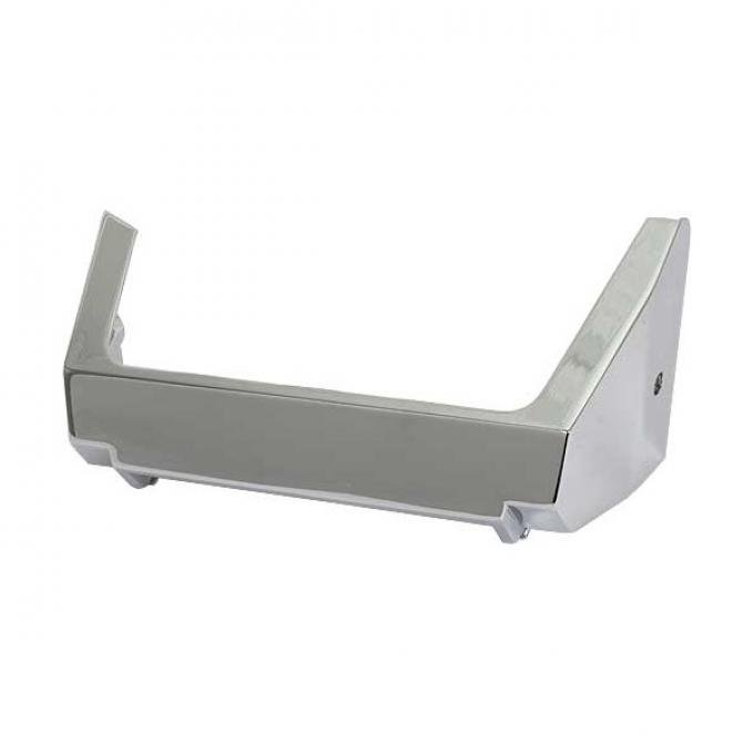 Ford Mustang Console Front End Cap - Die Cast Zinc With Chrome Finish - For Cars With Air Conditioning