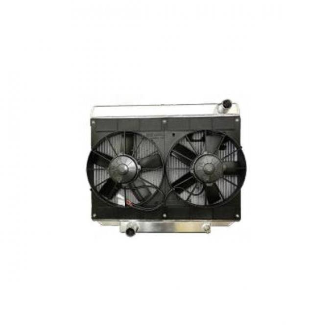 1967-1970 Radiator Modules,5.0 Coyote,Dual 11 In. Spal Fan