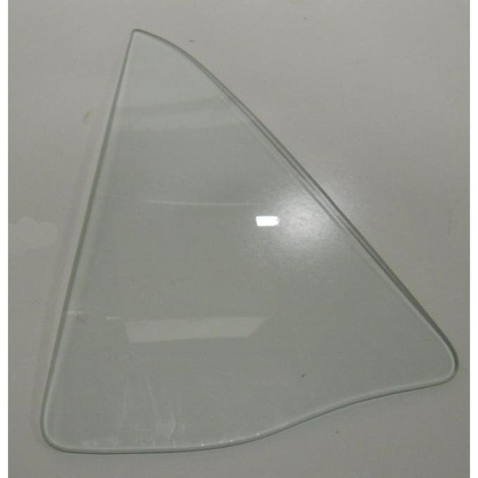 Quarter Window Glass, Left - 67-68 Ford Mustang - Convertible