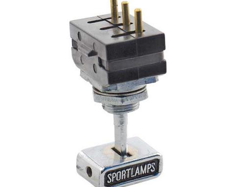 Daniel Carpenter Ford Mustang Mach 1 Sport Lamp Switch Assembly - With Correct Die-Cast Knob - Sportlamps D0ZZ-13256