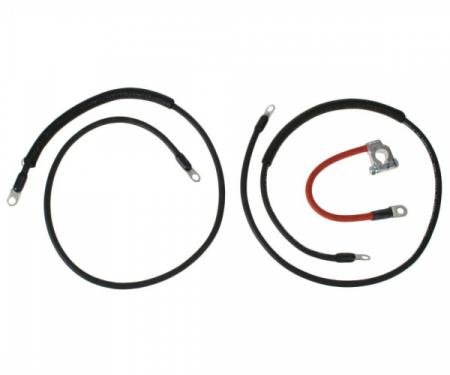 Heavy-Duty Battery Cable Set - Exact Reproduction