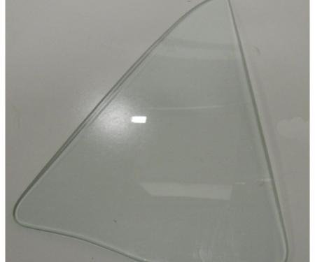 Quarter Window Glass, Right - 64-66 Ford Mustang - Convertible