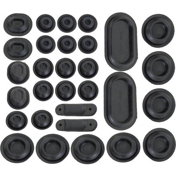 Ford Mustang Rubber Grommet Kit 28 Pieces