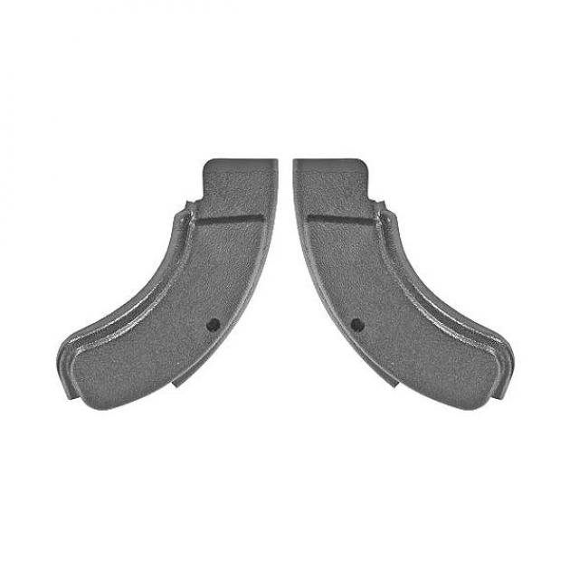 Daniel Carpenter Ford Mustang Bucket Seat Hinge Covers Black D1ZZ