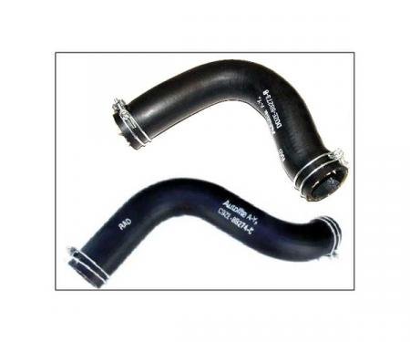 Ford Mustang Radiator Hose Set - 2 Hoses - Script - 302 Or Boss 302 Or 351W V-8