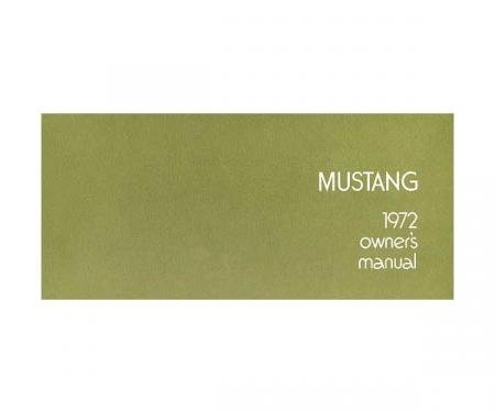 Mustang Owner's Manual - 56 Pages