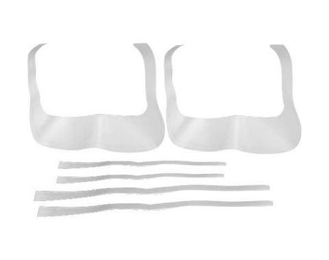 Ford Mustang Exterior Stripe Kit - C Stripe - White (Non-reflective)