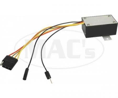 Directional Relay (in trunk) 1968 Cougar, 1968 T-Bird w/o Auxiliary stop lamp (before 11/6/67)