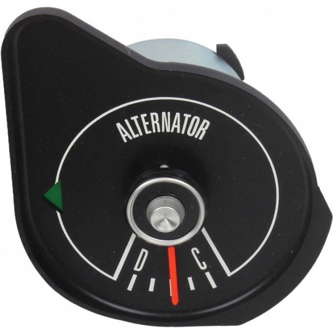 Ford Mustang Amp Gauge - With Black Face - Replaces Stamping # C9ZF-10671