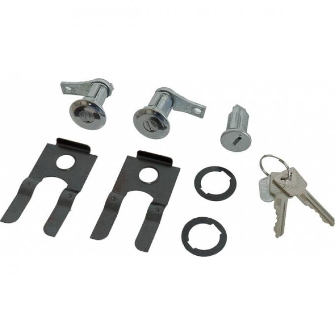 Door Lock and Ignition Cylinder Set - With Keys