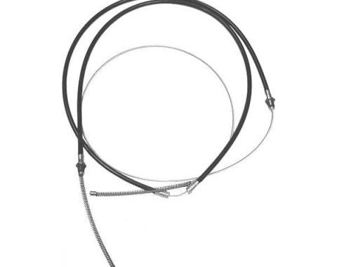 Ford Mustang Rear Emergency Brake Cable - 1 Piece - 160-1/4Long - 6 Cylinder Or V-8