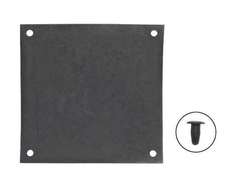 Daniel Carpenter Ford Mustang Battery Terminal Shield - EPDM Rubber C6ZZ-10760