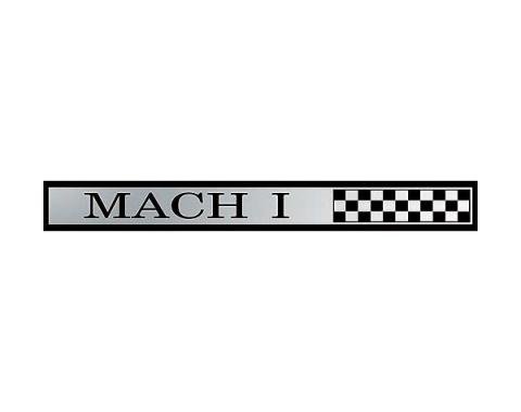 Daniel Carpenter Ford Mustang Dash Panel Emblem - Mach 1 - Peel & Stick Type C9ZZ-6304460-AI