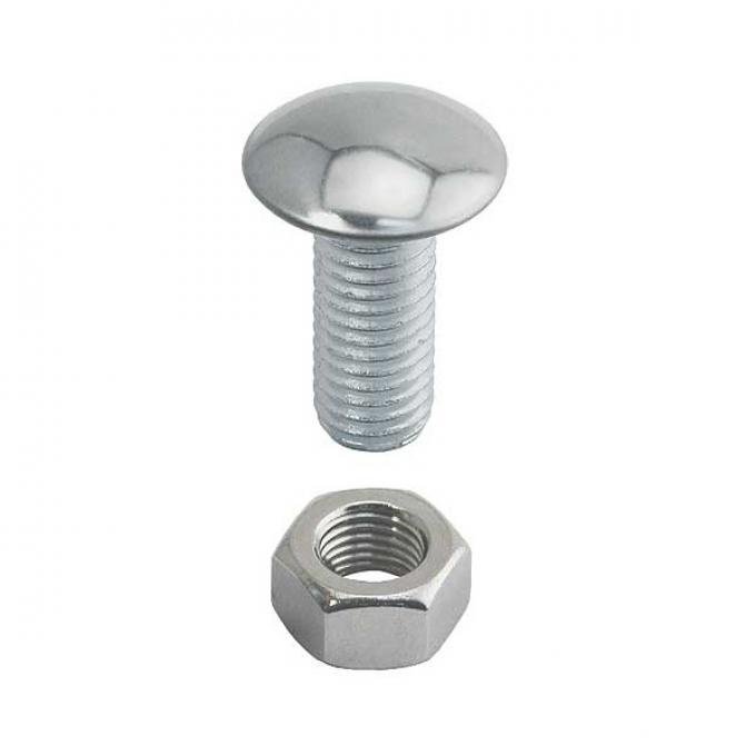 Bumper Bolt - With Stainless Steel Cap - Includes Nuts - 7/16-14 X 1-1/4