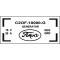 Ford Thunderbird 30 Amp Generator Decal, C2OF-10000-G, 1962