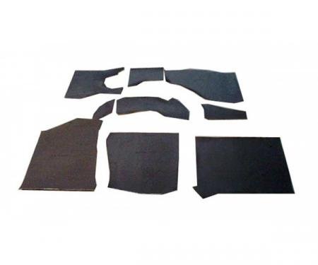 Floor Insulation Kit, KoolMat®, 14 Pieces, Mustang 2+2 Fastback, 1965-1966