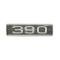 390 Hood Scoop Emblem - Correct Die-Cast