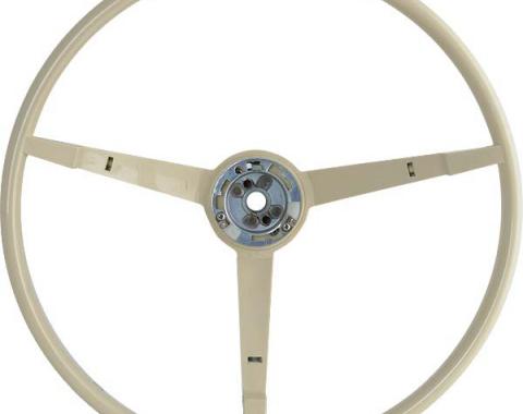 Ford Mustang Steering Wheel - 3 Spoke - White - For Car With An Alternator