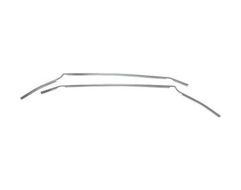 Ford Mustang Door Edge Guards - Stainless Steel