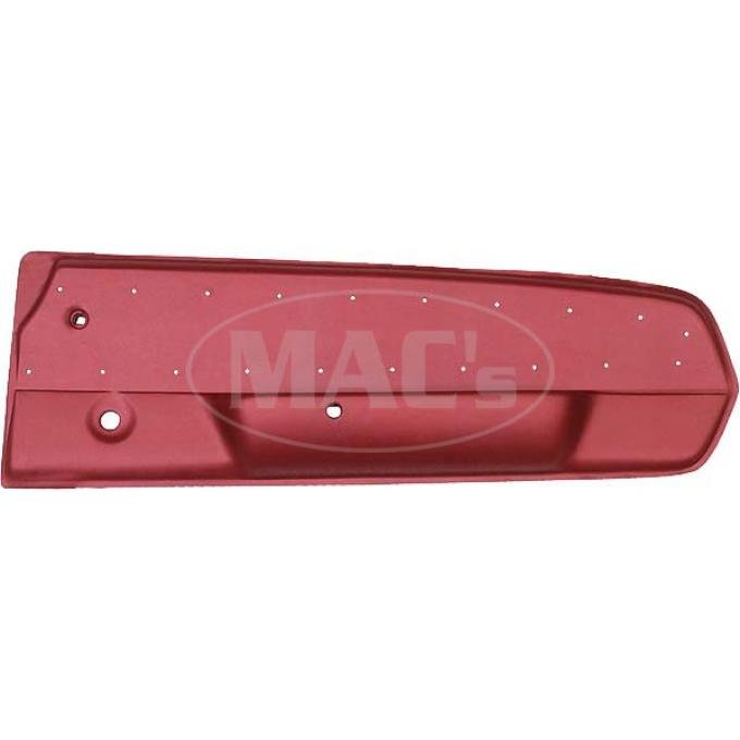 Ford Mustang Door Trim Panels - Red - Deluxe Interior