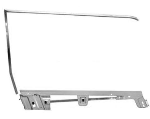 Door Glass Frame Kit / Right / Convertible