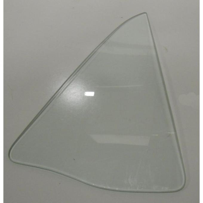 Quarter Window Glass, Right - 64-66 Ford Mustang - Hardtop