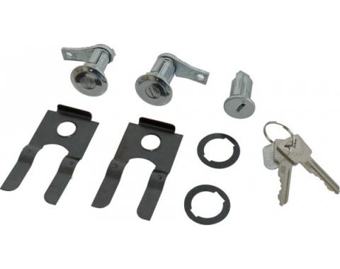 Door Lock and Ignition Cylinder Set - With Keys