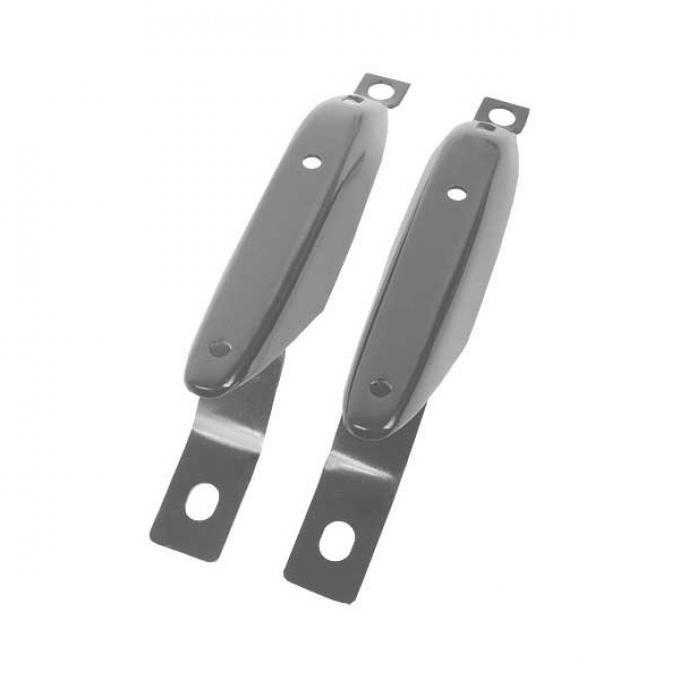 Ford Mustang Rear Bumper Guards - Plain Unpainted