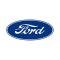 Decal, Ford Oval, 3-1/2 Long, White Background