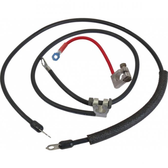 Ford Mustang Battery Cable Set - Reproduction - All 6 Cylinder Engines - All V-8 Engines Except 428 Cobra Jet V-8