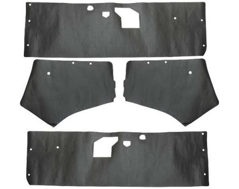 Ford Mustang Door Trim Panel Water Shields - 4 Pieces - Coupe