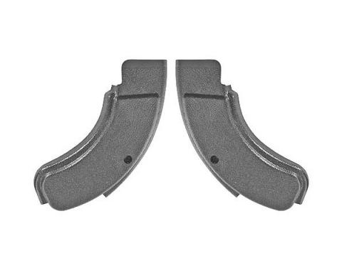 Daniel Carpenter Ford Mustang Bucket Seat Hinge Covers - Black D1ZZ-6561692