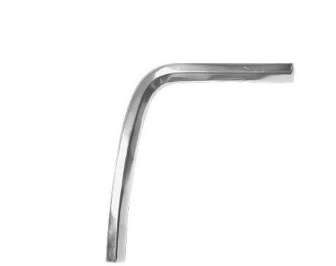Ford Mustang Quarter Panel Extension Moulding - Left - Bright Metal - Fastback