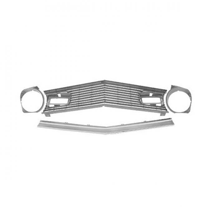 Ford Mustang Grille - With Openings For Sport Lamps