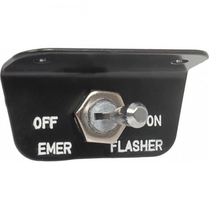 Daniel Carpenter Emergency Flasher Switch - Before 3-1-66 - Ford C6AZ-13350