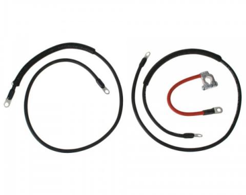 Heavy-Duty Battery Cable Set - Exact Reproduction