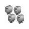 Hood Bumper Set - On Fender - 4 Pieces