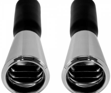 Mustang GT Exhaust Tips 2 Inch Pipe, Pair