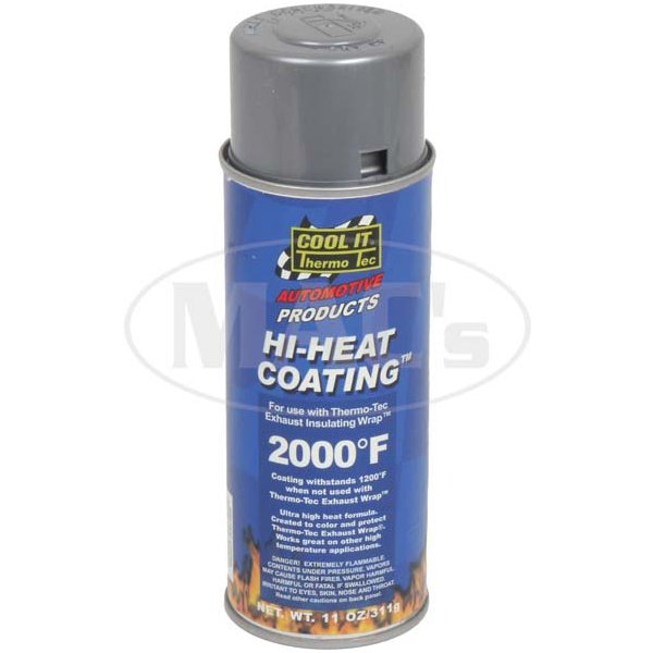 ThermoTec HiHeat Exhaust Wrap Coating, Aluminum Mustang Depot