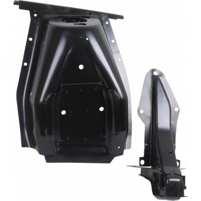 Ford Mustang Inner Shock Tower - Left - Attaches To Front &Rear Fender Aprons