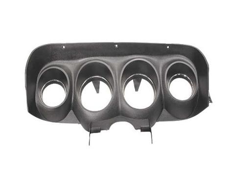 Ford Mustang Instrument Bezel - Black Plastic Camera Case Finish And Chrome