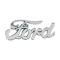 Ford Script Emblem, Chrome Plated, Peel & Stick Type, 3 Long X 1/2 High