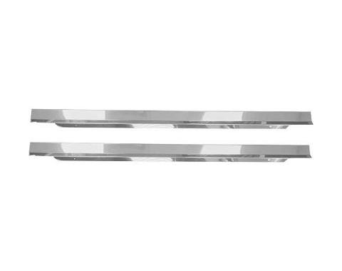 Ford Mustang Accessory Door Sill Plates - Stainless Steel