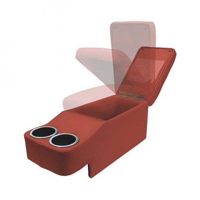 Ford Mustang Saddle Console - Coupe & Fastback & Convertible - Red