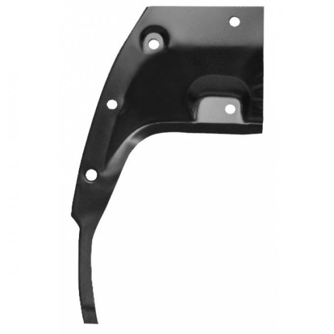 Mustang Fastback Left Quarter Panel Rear Bracket, 1971-1973