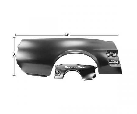 Ford Mustang Quarter Panel - O.E.M. Style - Right - With Holes For Scoops - Convertible