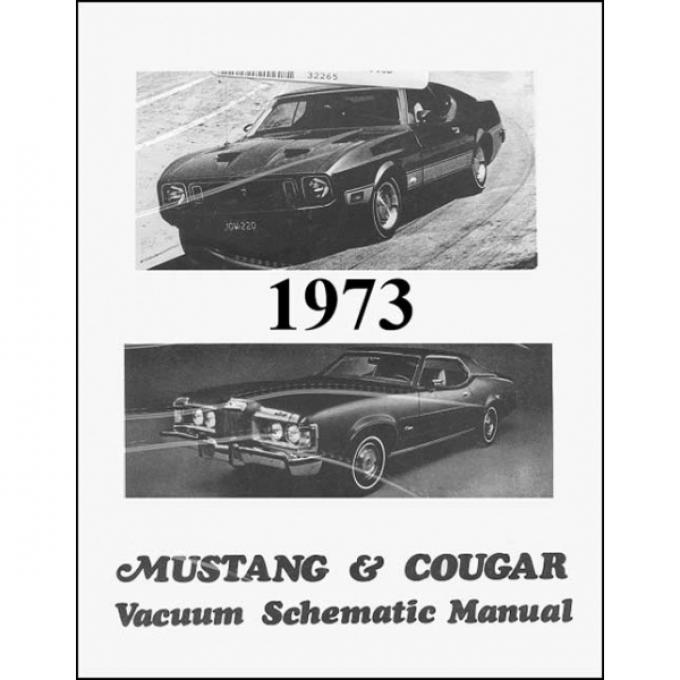 Mustang And Cougar Vacuum Schematic Manual - 3 Pages - 1 Illustration