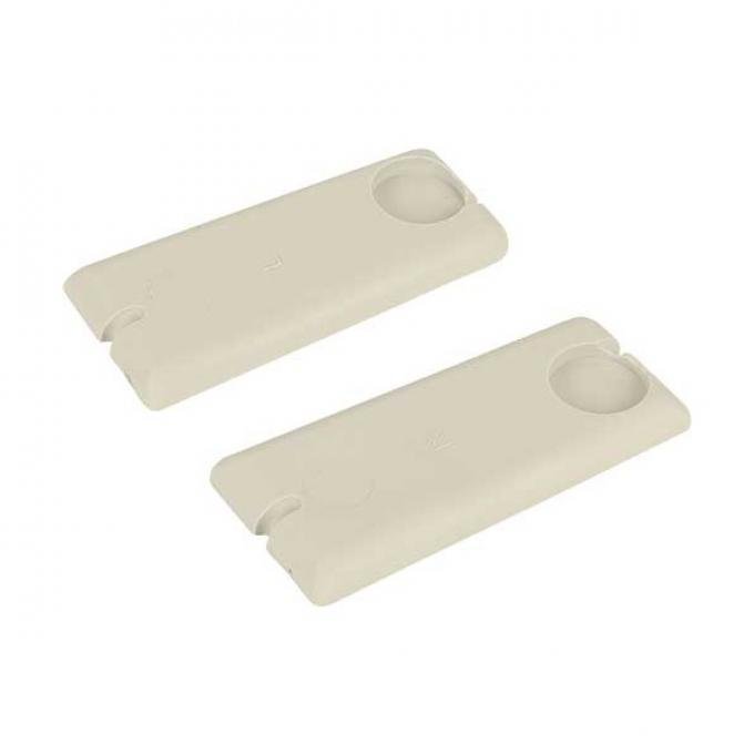 Daniel Carpenter Ford Mustang Deluxe Door Panel Arm Rest Cup Pad - White - Short Style D0ZZ-6524046-WT