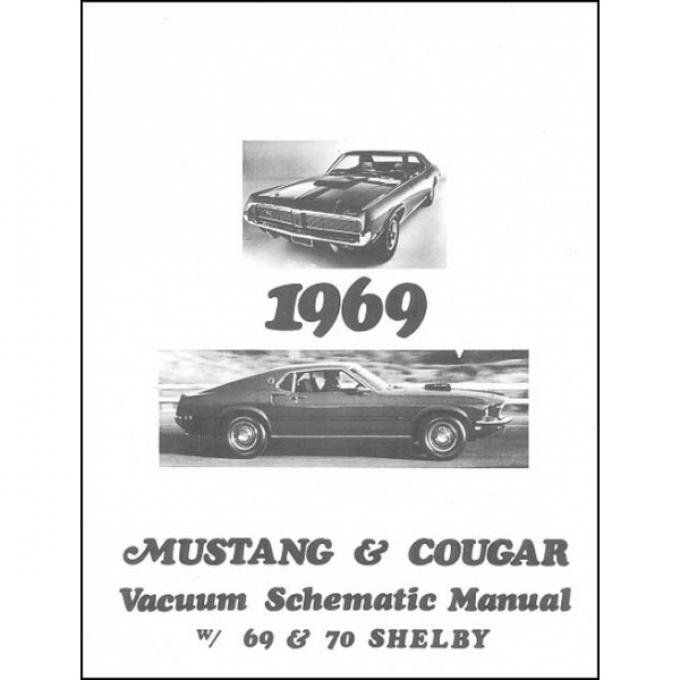Mustang and Cougar Vacuum Schematic Manual - 12 Pages