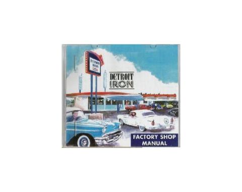 1968 Ford and Mercury Car Shop Manual CD - Cougar, Fairlane, Falcon, Montego and Mustang - For Windows Operating Systems Only